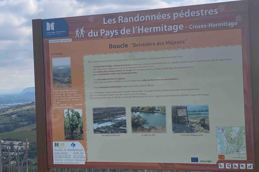 Pres Des Vignes Leilighet Crozes-Hermitage Eksteriør bilde